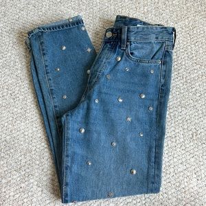 H&M “ &DENIM “ studded jeans never worn